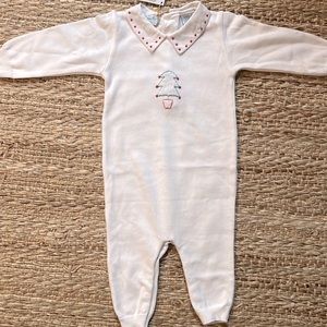 Feltman Brothers Christmas Knit Longall Onesie, NWT 6 months